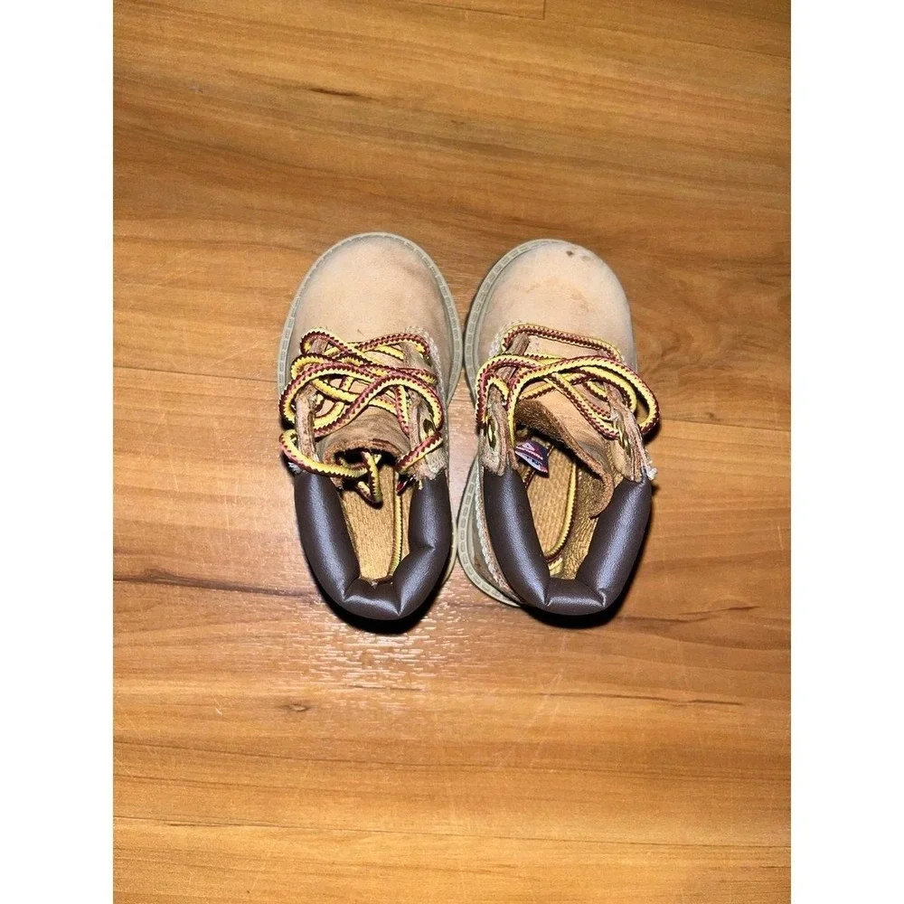 Baby Timberland Construction Butter Lace Up Boots